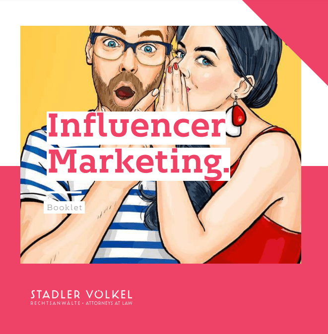 SV.LAW Booklet #1 - Influencer Marketing - for download and as a physical copy!