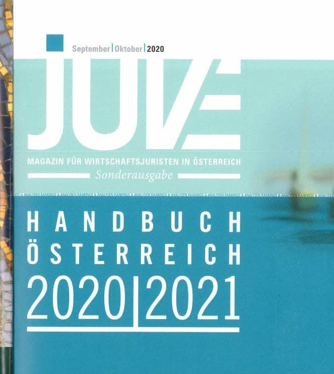 JUVE law firm ranking – 2020 – STADLER VÖLKEL listed as top training law firms in Austria
